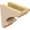 Ekena Millwork 4"W x 8"D x 8"H Classic Diane Rough Cedar Woodgrain TimberThane Corbel, Primed Tan CORUR04X08X08DIARCPR - alternate 6